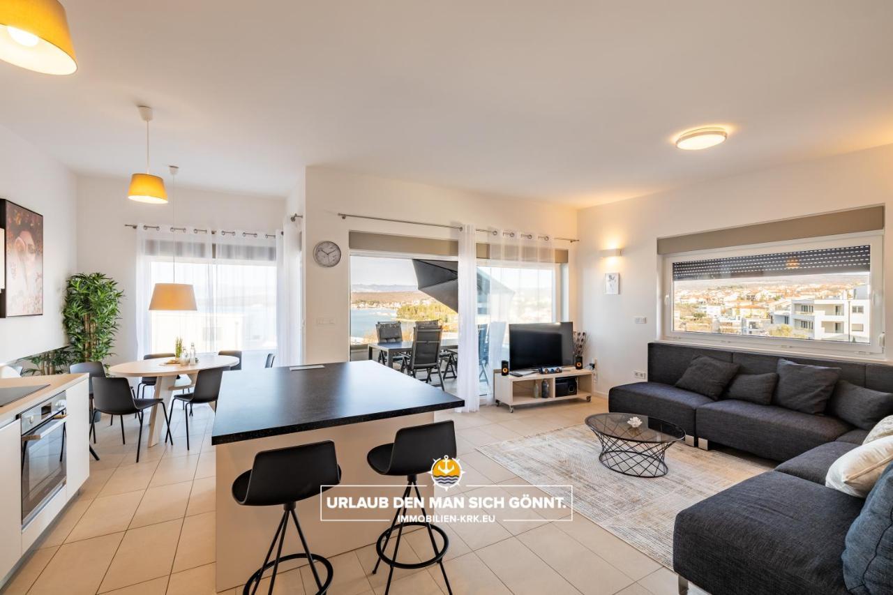 Apartamento Penthouse Panorama Deluxe In Malinska Exterior foto